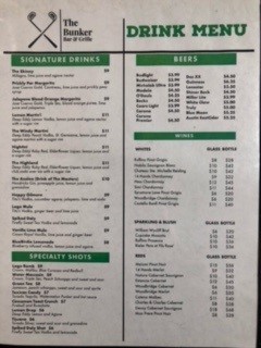 Bunker Menu3